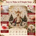 thumbnail image 4 of Christmas Pearl Diamond Painting Suncatcher Kit, 12 Inch DIY Acrylic Hanging Ornament Craft with Pearls, Rhinestones and Metal Chain for Window, Wall, Tree Holiday Decoration, Christmas Gift, 1 Set, 4 of 6