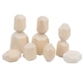 thumbnail image 1 of Bloque de construcción Juego de apilamiento de piedra Juego de apilamiento de madera Piedra de colorPiedra de color de madera de alta calidad, piedra de bloques de construcción, regalo de cumpleaos, c LHCER No, 1 of 5