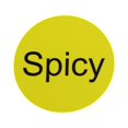 thumbnail image 3 of Spicy Deli Grocery Store Food Yellow Labels | 1" Round - 500 Pack, 3 of 3