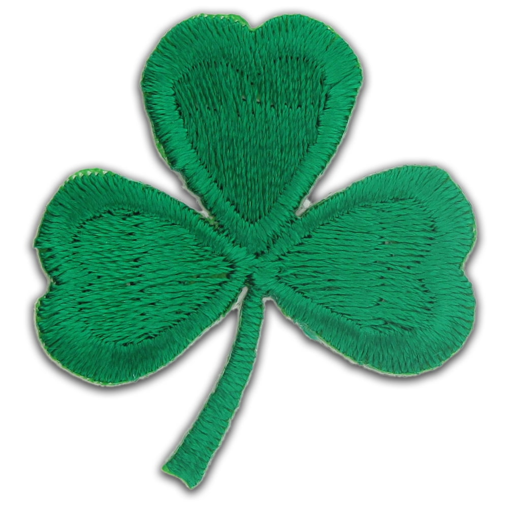 Shamrock Clover Embroidered Applique Sticker