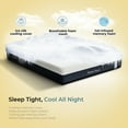 thumbnail image 2 of Heim Nest 10" Twin Memory Foam Mattress with Cooling Cover, 2 of 5