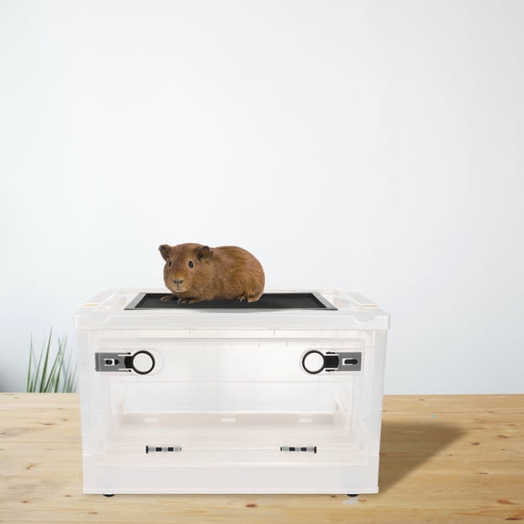 OUNONA Foldable White Hamster House with Good Air Circulation for Pets