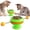 Green, variant on Esaierr Dog Cat Toys,Interactive Cat Toys Roller Carousel Cat Toys, Cat Toys for Indoor Cats Cat Teaser Interactive Cat Fun Mental and Physical Exercise Toys 9.76x4.17x3.62in