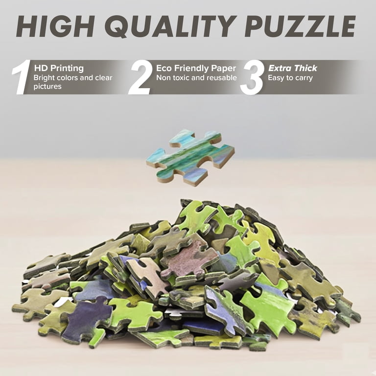 Ocean Whispers Pink Sky Puzzle 1000 Piece Cylinder Puzzle Tube