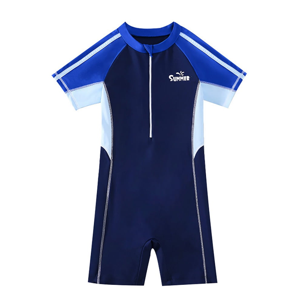 Buy Kids One Piece Large Rash Guard Swimsuit Boy Water Sport Short