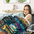thumbnail image 5 of Music Blanket for Men Women Music Throw Blanket Music Studio Decor Music Lover Gifts for Kids Adults 50"X 40", 5 of 6