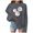 Gray, variant on Vedolay Womens Sweatshirt Womens Oversized Hoodies Casual Pullover Sweatshirts Fall Fashion 2023 Clothes,Red XXL