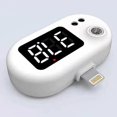 thumbnail image 2 of Termómetro USB TY-K8, mini termómetro para teléfono celular, termómetro infrarrojo con junta tipo C para teléfono Android IOS, blanco de 8 pines, 2 of 5