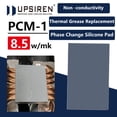 thumbnail image 2 of PCM-1 Thermal Grease Replacement PCM Pad Solid Silicone Grease Phase Change Silicone Repaste Pad 80x80 PCM 褌械褉屑芯锌褉芯泻谢邪 40x40x0.2, 2 of 6