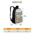 thumbnail image 4 of Xixirimido Colorful Dragonfly and Flower Print 3 Pcs Kids BookBag+Lunch Box+Pencil Bag for Primary/Middle School Bag Backpack Set for Boys Girls, 4 of 4
