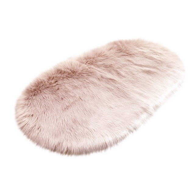 Super Soft Faux Sheepskin Area Rugs For Bedroom Floor Plush Carpet Faux Rug Bedside Rugs