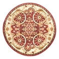 thumbnail image 3 of Unique Loom Pioneer Collection Area Rug - Missoula (5' 3" Round Red/Beige), 3 of 7