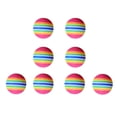 thumbnail image 4 of 8pcs 38mm Rainbow EVA Ball Practice Indoor Training Aid Training Ball (Colorful), 4 of 5