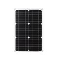 thumbnail image 1 of 18W Solar Panel Kit Double Port USB hors Module Monocristallin de Grille avec SAE Kits de Câbles de Connexion, 1 of 7