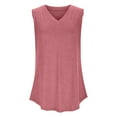 thumbnail image 7 of Womens Tank Tops V Neck Summer Sleeveless Shirts Casual Cotton Loose Tees, 7 of 7