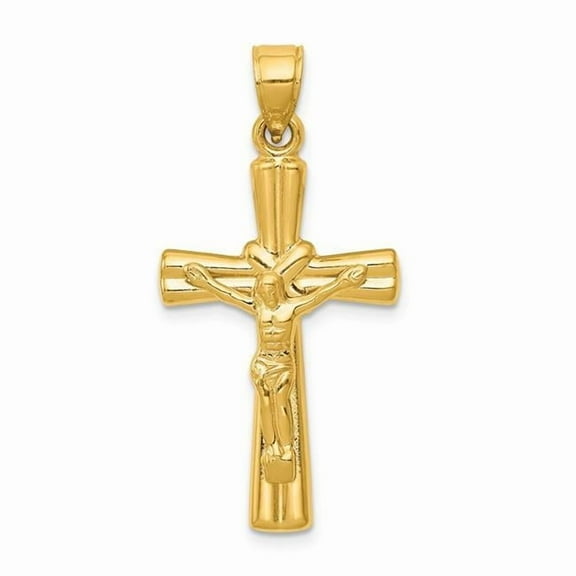 14k Gold Reversible Crucifix / Cross Pendant, Pendants for Necklace
