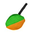 thumbnail image 4 of BELOVING Dog Tug Ball Lightweight Interactive Play for Chasing Exercise Pets Supplies Green Orange, 4 of 9