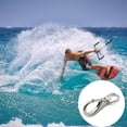 thumbnail image 4 of fashionhome Hooks Rustproof Spring Clip No Burr Not Easy to Fall off Wear-resistant Swivel Hooks Strong Bearing Capacity for Rope Dog String Type 2 Type 2, 4 of 6