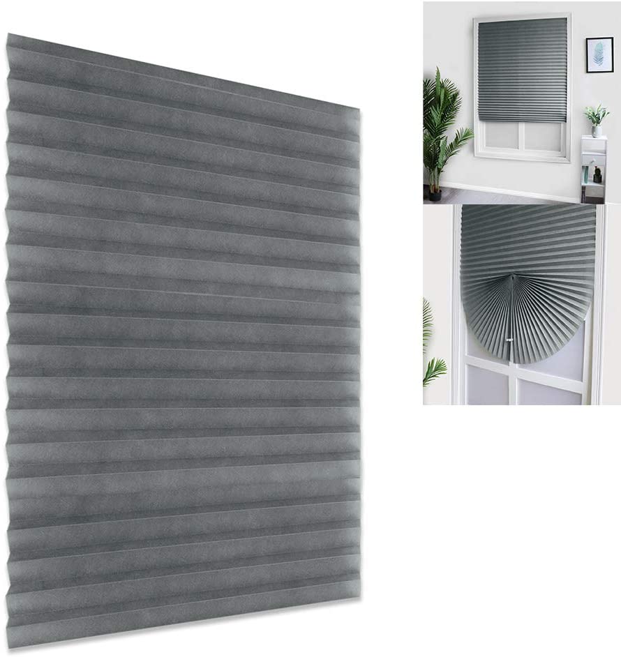 RELAX ATopoler Vertical Pleated Blinds Fabric Shade Pleated Curtain