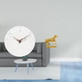 thumbnail image 2 of Reloj de pared,Reloj de pared decorativo para baño o dormitorio,Estatuas de caballos,Estatuas de caballos Figura de caballo Figura de caballo,Esculturas de caballos,adornos de caballos,figuras, 2 of 8