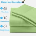thumbnail image 4 of Universal XL V Berth 4 Piece 100% Egyptian Cotton 800TC The Best Boat V Berth Bedding Fits mattresses up to 6” Depth Durable & Easy Washable - Great Gift for Boaters ( Sage ), 4 of 4