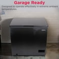 thumbnail image 6 of Frigidaire 5.0 Cu Ft Chest Freezer Granite Finish Black - compact, energy-efficient freezer ideal for bulk storage in homes, garages, and small spaces, 6 of 33