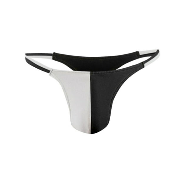 Wozhidaoke mens thong Men's Comfortable String Color Tshirt Underwear
