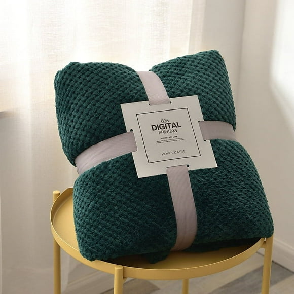Scratch Thickened Solid Color Borlaug Sofa Blanket Flannel Blanket