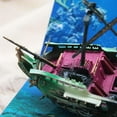 thumbnail image 6 of Large Aquarium Decoration Boat Aquarium Ship Air Split Shipwreck Fish Tank Decor, 6 of 9