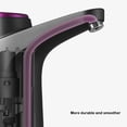thumbnail image 3 of Automatic Electric Water Pump USB 600ml Pumps Charging 2 Household Bottled Gallon 1200mAh Pumping Machine Touch Dispenser Gray+base, 3 of 9