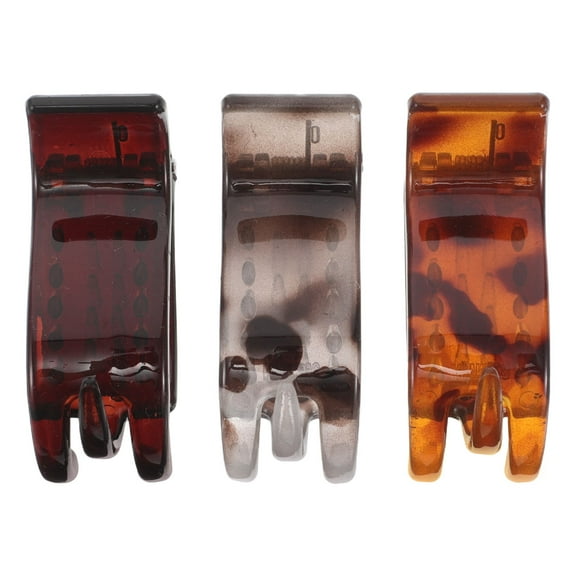 UPGRATOR 3Pcs Cute Hair Accessories Amber Print Plastic Material Half-Up Hairstyles Formal Events