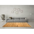 thumbnail image 3 of Ahgly Company Indoor Rectangle Solid Orange Modern Area Rugs, 4' x 6', 3 of 4