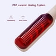 thumbnail image 4 of Negative Ion Hair Straightener Brush Hair Straightener Comb Hot Brush Hair Straightener with Anti-Scald Feature, Auto Temperature Lock & Auto-Off Function, 4 of 5