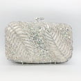 thumbnail image 6 of StyleSack Leaf-Shaped Crystal Clutch Bag for Women, Luxurious Evening Purse - Trendy Party Wedding Handheld Crossbody Bag, 6 of 9