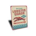 thumbnail image 3 of Lobster Shack Decor, Lobster Shack Sign, Lobster Lover Sign, Lobster Decor, Lobster Sign, Seafood Sign, Meal Aluminum Sign - 10x14 inches, 3 of 4