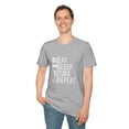 thumbnail image 4 of Funny Tuba Player T-Shirt Eat, Sleep, Tuba, Repeat, 4 of 7