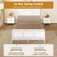 thumbnail image 2 of Barara King Bedroom Bed Frame, Bed Platform Frame,Full Size Bed Frame with 2 USB Ports with Storage Headboard and Lights-Full Size, 2 of 10