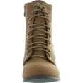 thumbnail image 3 of Top Moda Women's Scan-4 Cuban Heel Mid-Height Lace Up Ankle Boot, 3 of 4