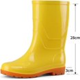 thumbnail image 2 of Rain Boots for Women Women's Ankle Rain Boots Waterproof Garden Shoes Outdoor Work Boot for Hunting Gardening Farming, 2 of 3