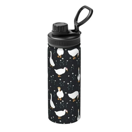 

Salouo Fashionable Goose for 18oz Stainless Steel Vacuum Insulated Tumbler Coffee Travel Mug Spill Proof with Lid Thermos Cup for Keep Hot/Ice Coffee Tea and Beer