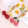 thumbnail image 6 of Spencer Keychain Swivel Keyring with Resin Cherry Pendant Bag Charms Purse Key Chains Cute Backpack Handbag Car Key Accessories, 6 of 10