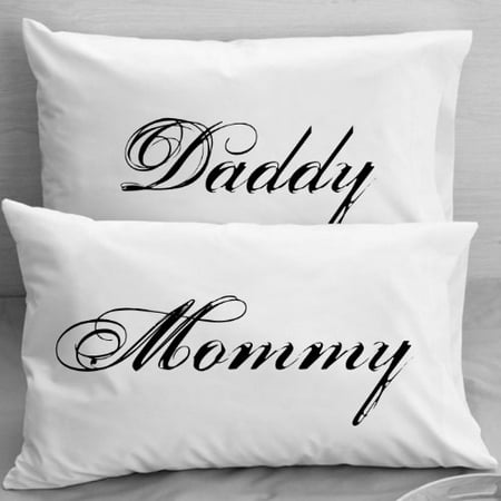 mommy daddy couples pillowcases