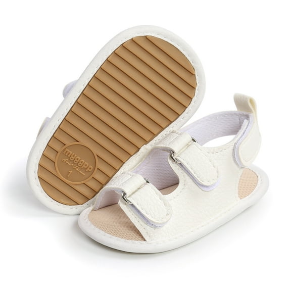 Baby Sandal Children Soft-Sole Shoes Breathable Toddler First Walker Shoes Non-Slip 1-3Y Boys Girl Unisex Peep-Toe Shoes