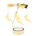 thumbnail image 2 of Soporte Giratoria Viento Candlestick Carousel Candeler Metal para La Navidad Valentín Día Fiesta Teal, 2 of 9