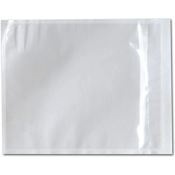 Clear Packing List Enclosed Envelopes, 7X10 Inch, 2000 Pack, Side