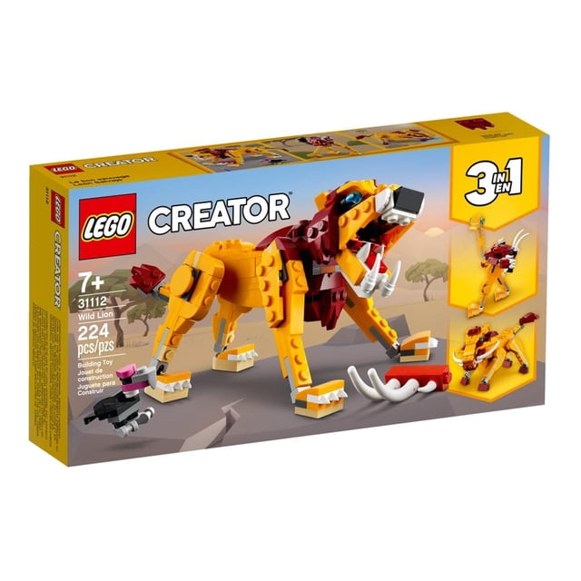 Set LEGO Creator León Salvaje 31112