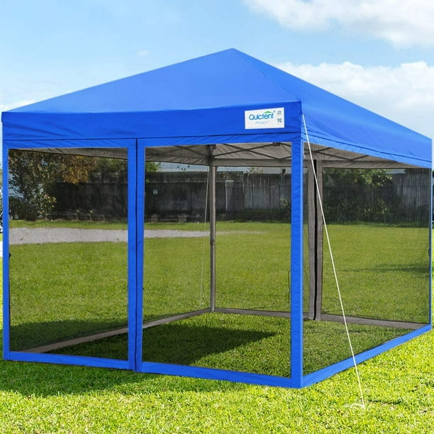 Quictent 8x8 EZ Pop Up Canopy Tent With Mosquito Netting Screen House