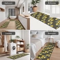 thumbnail image 5 of Yellow Lemon Fruit Flowers Kitchen Rugs Sets Of 3,Kitchen Runner Rugs Non Skid Washable,Decorative Kitchen Floor Mats for Kitchen,Sink,Laundry,17"x30"+ 17"x47" + 17"x59", 5 of 6