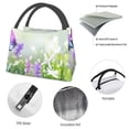 thumbnail image 4 of Fotbe Purple Butterfly On Wild Bolsa Térmica Portátil con Estampado, Bolsa de Entrega de Alimentos Aislada, Bolsa Reutilizable de Gran Capacidad para Comidas y Supermercado, 4 of 6