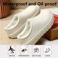 thumbnail image 2 of Waterproof Non-Slip Kitchen Shoes for Men, Warm Wear-Resistant Work Slippers with Thick Bottom & Heel Covering, Unisex Chef Clogs for Indoor Safety, 2 of 7